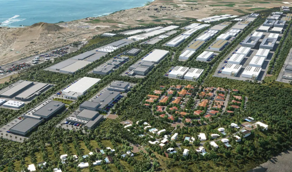 El nuevo parque industrial y logístico Chancay se ubicará a menos de 80 km de Lima y con acceso directo a la Panamericana Norte. Foto: difusión
