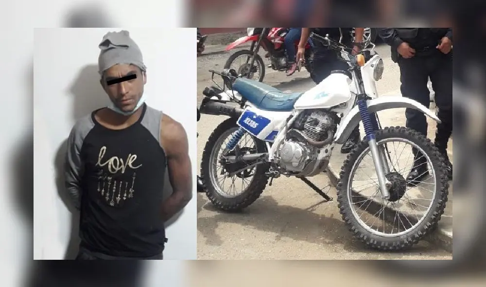 Fue puesto a disposición de la Unidad de Prevención de Robo de Vehículos. Foto: PNP Fue puesto a disposición de la Unidad de Prevención de Robo de Vehículos. Foto: PNP