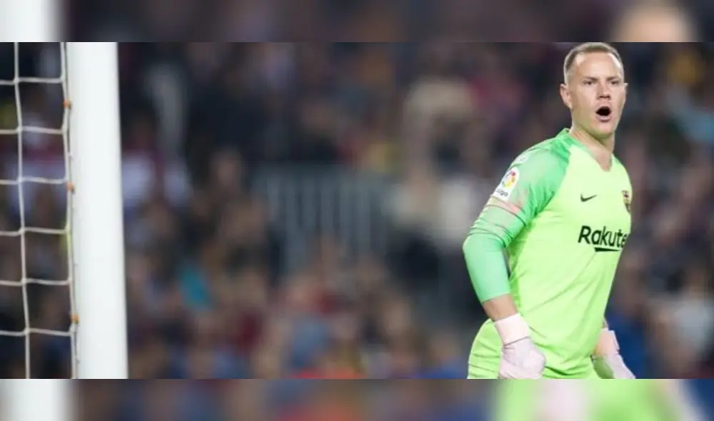 Ter Stegen será titular ante el Athletic Club en la final de la Copa del Rey. Foto: AFP