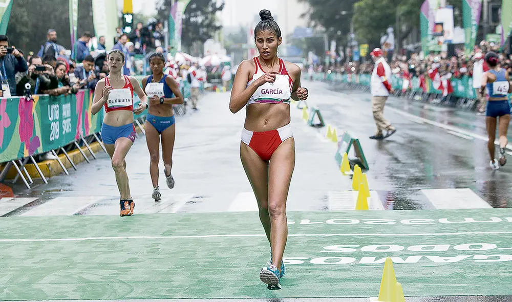 García ganó su primera medalla a los 9 años de edad. Foto: Lima 2019