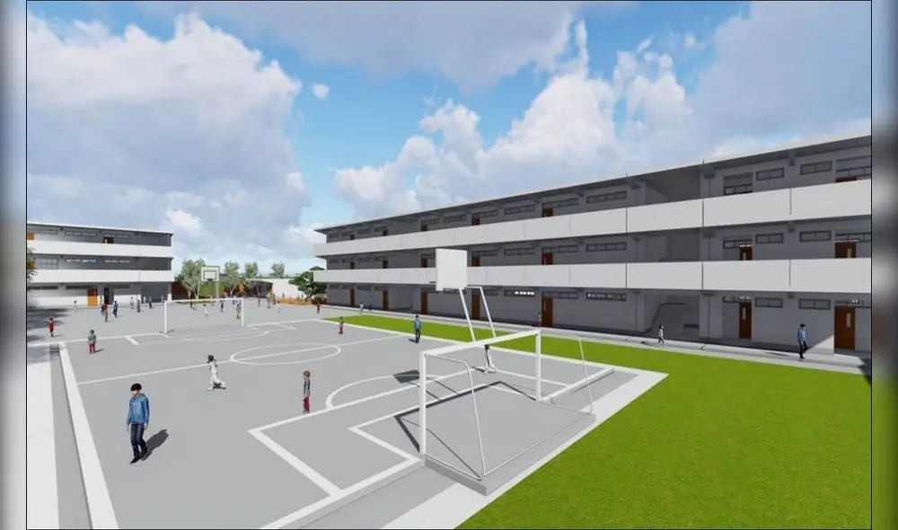 Tras su remodelación total el RAÑE será uno de los colegios más modernos de Trujillo. Foto: GRLL Tras su remodelación total el RAÑE será uno de los colegios más modernos de Trujillo. Foto: GRLL