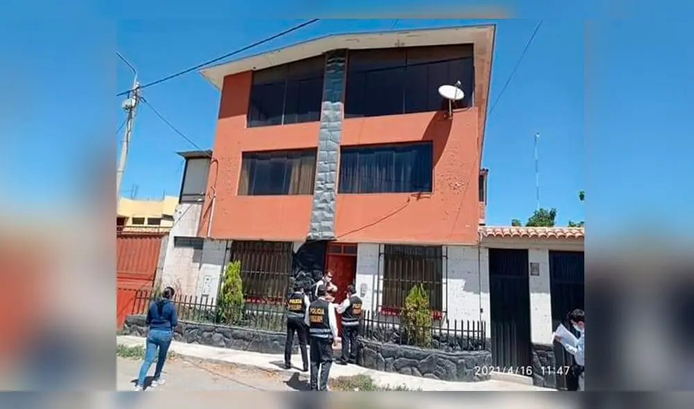 El operativo se realizó en el sector de Bellavista, en el distrito de Socabaya. Foto: PNP