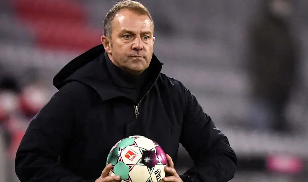 Hansi Flick podría ser el nuevo entrenador de Alemania a mediados del 2021. foto: EFE.