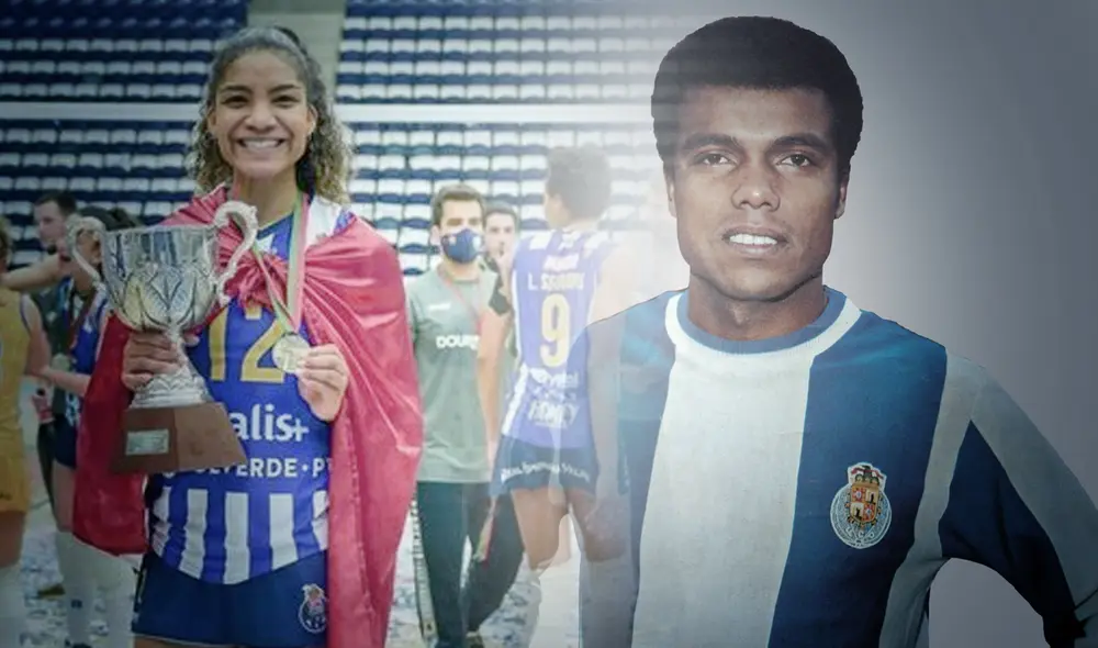 Carla Rueda y Teófilo Cubillas marcaron historia en el Porto. Foto: composición GLR/Giselle Ramos