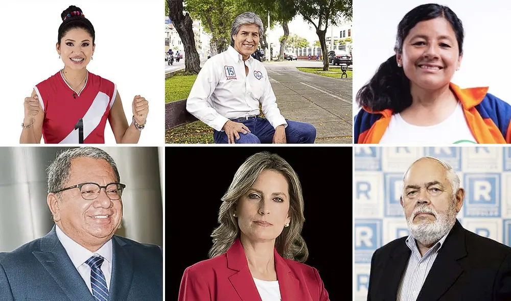 Una exvoleibolista, un exejecutivo de la banca internacional, una trabajadora de limpieza municipal, un expolicía antinarcóticos serán parte del nuevo Parlamento. Foto: composición La República