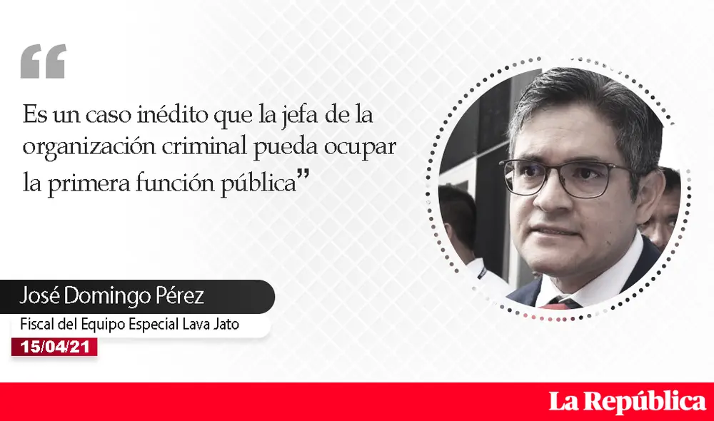 Fiscal Jose Domingo Pérez manifestó, además, que si Keiko Fujimori sale elegida como preocupante se configurará un "escenario que preocupa". Foto: composición/La República
