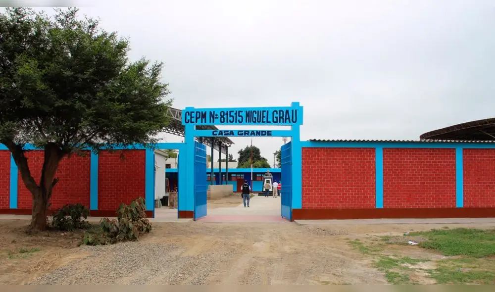 Colegio Miguel Grau de Casa Grande fue inaugurado tras su reconstrucción. Foto: ARCC.