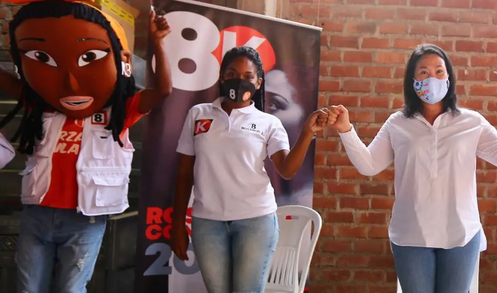 La virtual congresista secundó la actitud de la lideresa de Fuerza Popular, Keiko Fujimori, de indultar al exdictador. Foto: Twitter de Rosangella Barbarán / @rosangelak8