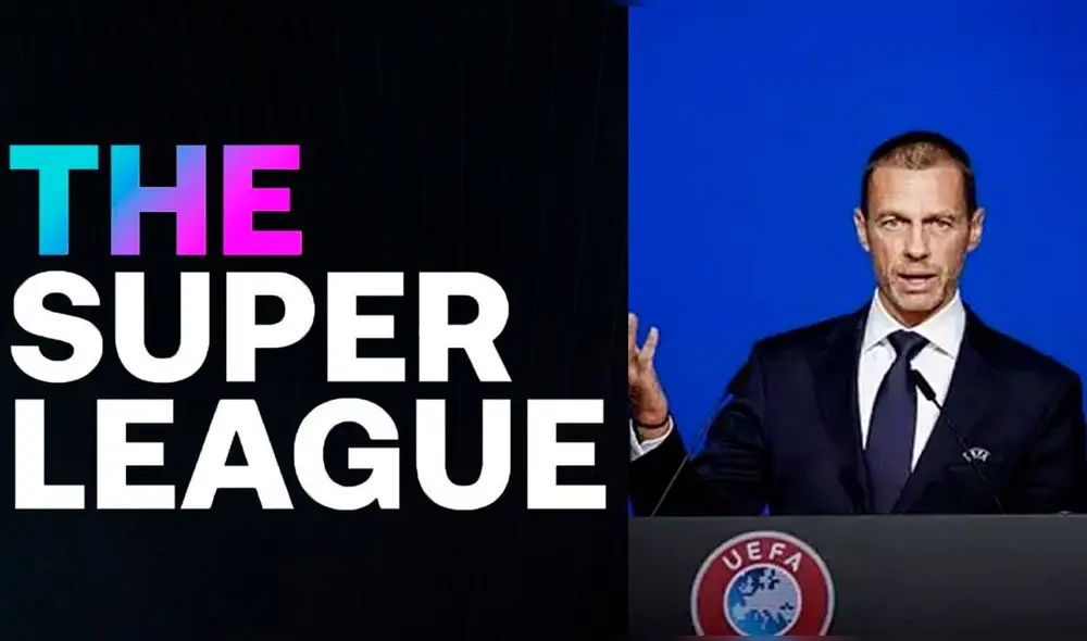 El presidente de la UEFA arremetió contra el nuevo torneo. Foto: EFE El presidente de la UEFA arremetió contra el nuevo torneo. Foto: EFE