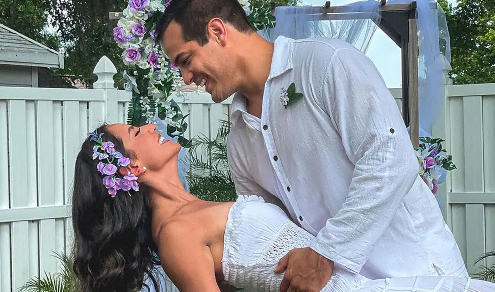 La pareja se casó en una íntima ceremonia en Port Orange, Estados Unidos. Foto: Antonella Bacco/Instagram