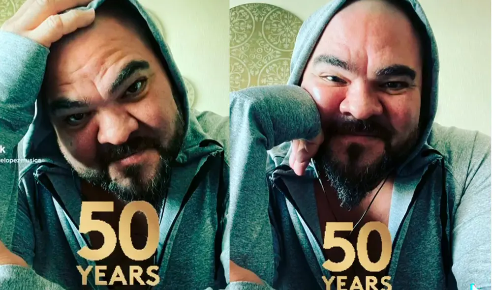 Ángel López compartió la emoción por su cumpleaños con sus miles de seguidores por medio de sus redes sociales. Foto: Ángel López / TikTok