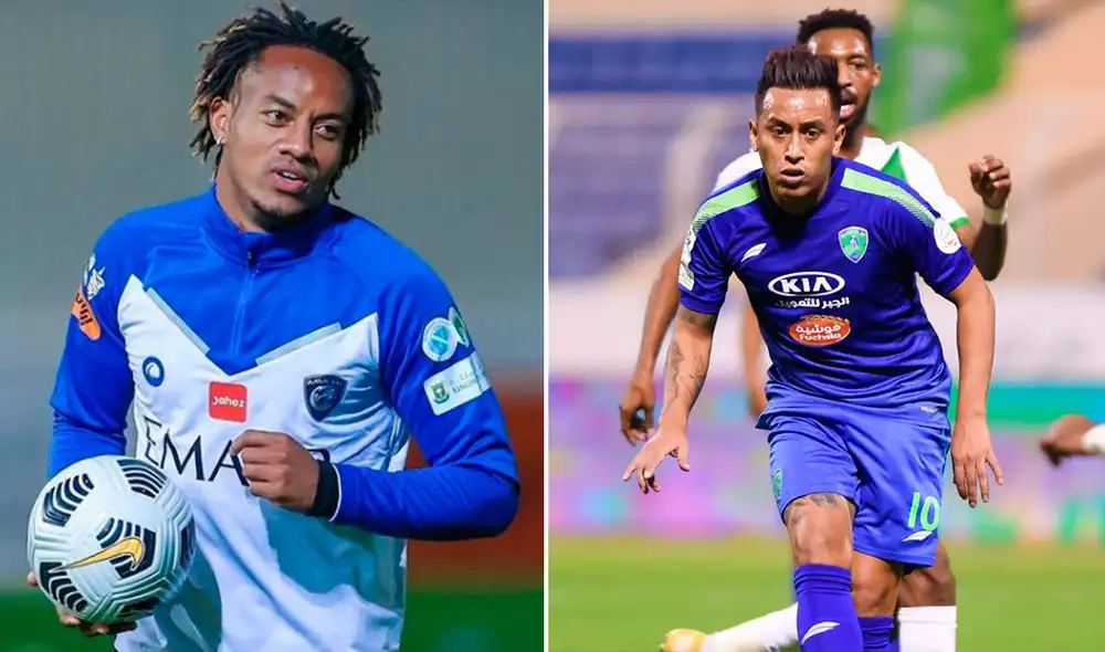 Carrillo y Cueva ya se enfrentaron una vez en Arabia, con triunfo para el delantero. Foto: composición/Al Hilal/Al Fateh Carrillo y Cueva ya se enfrentaron una vez en Arabia, con triunfo para el delantero. Foto: composición/Al Hilal/Al Fateh