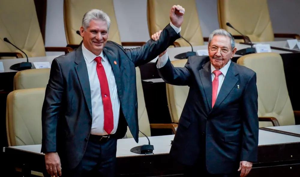 Díaz-Canel es el primer civil en dirigir el Partido Comunista de Cuba. Foto: AFP