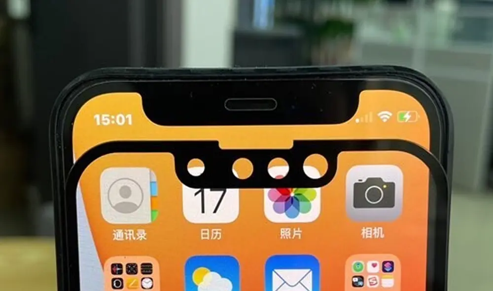 La muesca del iPhone 13 ya no será tan alargada. Foto: Applesfera