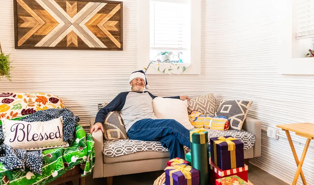 Las casas cuentan con un dormitorio, un baño, una cocina completa, una sala de estar y un cobertizo con vistas panorámicas. Foto: captura de Twitter/Icon