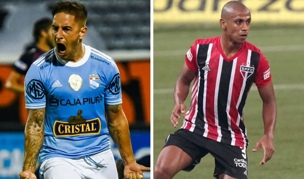 Sporting Cristal vs. Sao Paulo chocan este martes en el Estadio Nacional. Foto: composición Sporting Cristal vs. Sao Paulo chocan este martes en el Estadio Nacional. Foto: composición