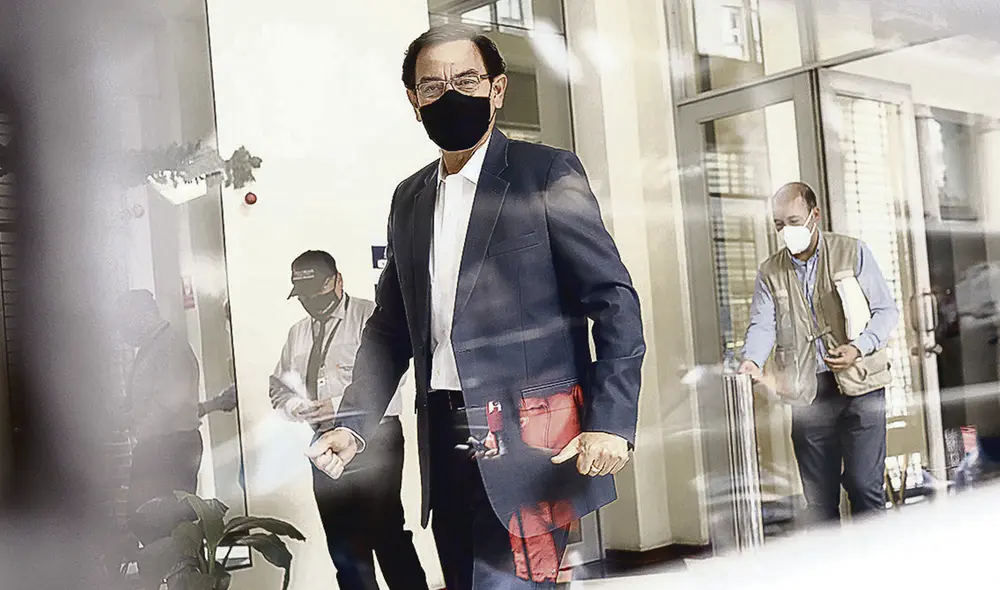 Vizcarra. En adelante podría ser favorecido, cuando ya no pueda recuperar su curul. Jurídicamente es un asunto en discusión. Foto: Aldair Mejía/La República