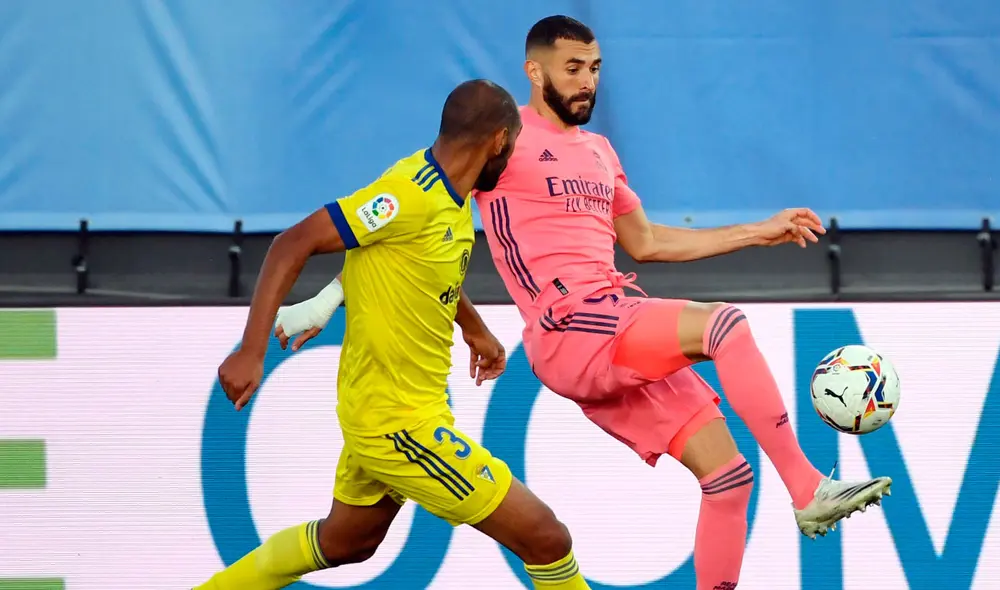 La última vez que se enfrentaron, Cádiz se llevó la victoria del Alfredo Di Stéfano. Foto: AFP La última vez que se enfrentaron, Cádiz se llevó la victoria del Alfredo Di Stéfano. Foto: AFP