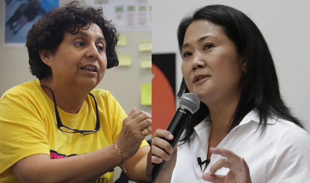 Susel Paredes cuestiona a Keiko Fujimori. Foto: composición LR Susel Paredes cuestiona a Keiko Fujimori. Foto: composición LR