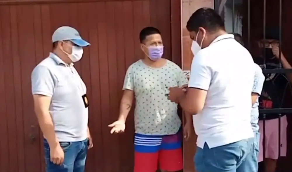 A uno de los sujetos se le halló un celular con conversaciones de WhatsApp en las que menciona números y claves. Foto: captura de Canal N