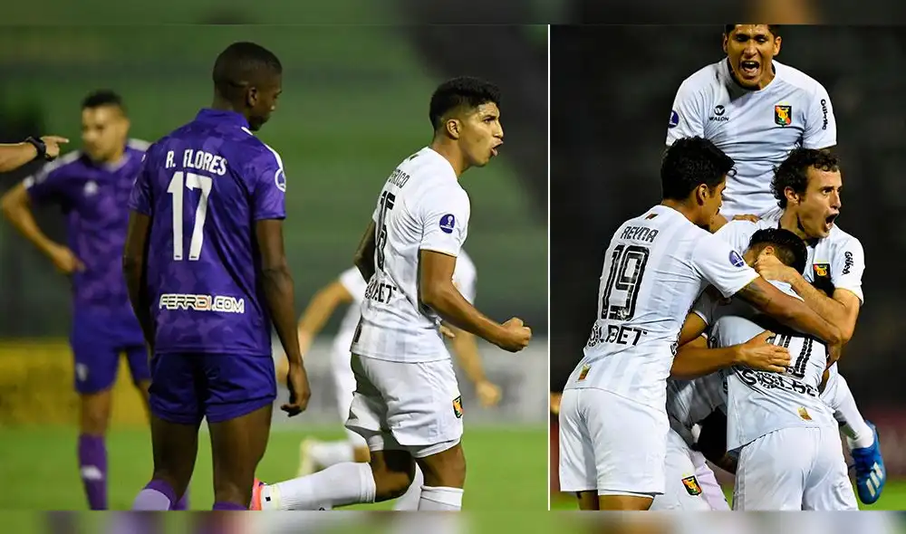 Melgar se trajo los primeros 3 puntos desde Venezuela. Foto: Conmebol Sudamericana.