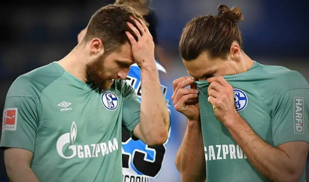 Schalke 04 descendió después de 30 años tras perder como visitante contra el Arminia Bielefeld por 1-0. Foto: EFE