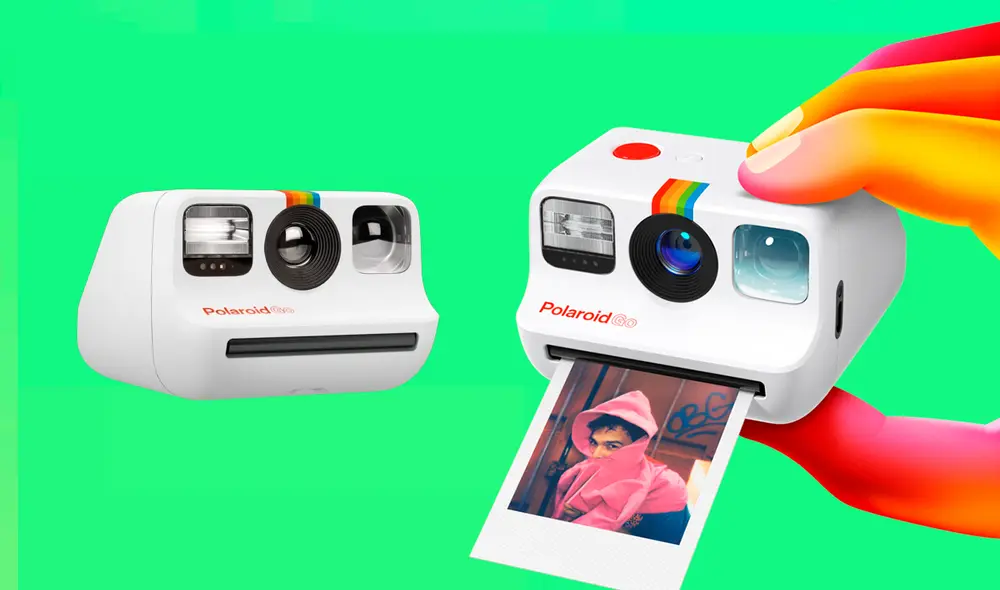 Polaroid ya inició la reserva de la Polaroid Go en su página web. El precio es de 119 euros. Foto Polaroid - composición La República
