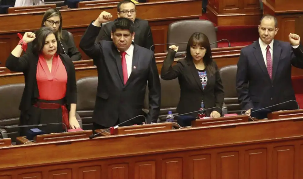 Con excepción del Frente Amplio, las otras bancadas estuvieron a favor de reconformar cuestionada Comisión Especial del TC. Foto: Congreso Con excepción del Frente Amplio, las otras bancadas estuvieron a favor de reconformar cuestionada Comisión Especial del TC. Foto: Congreso