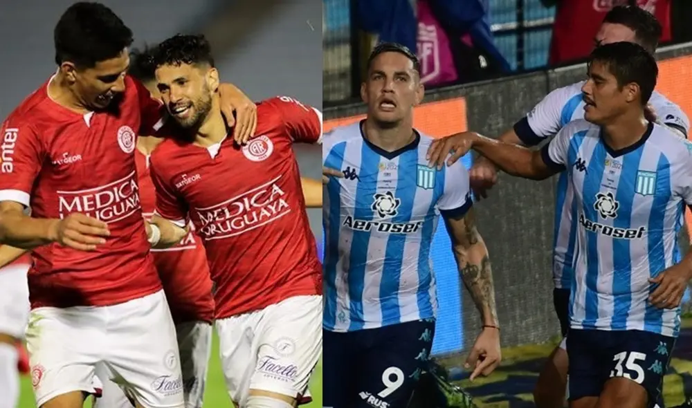 Rentistas y Racing debutan en el Grupo E de la Copa Libertadores 2021. Composición GLR/EFE