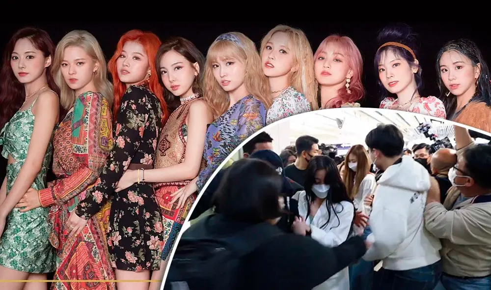 Incidente en el aeropuerto causa indignación entre fans de TWICE. Foto: composición JYPE/Newsen
