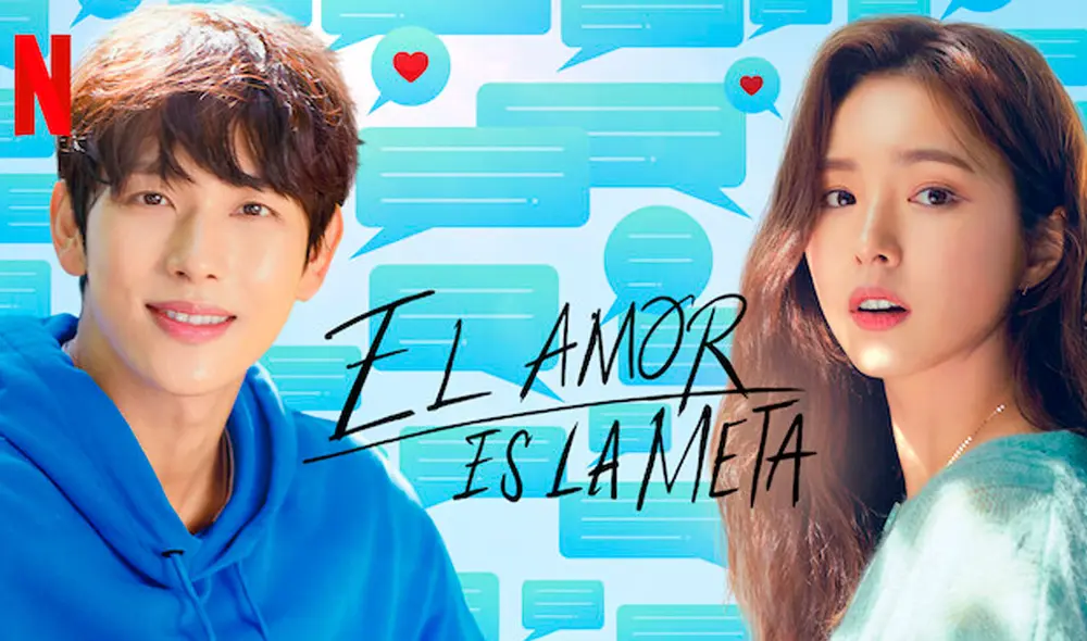 Portada promocional del drama El amor es la meta. Foto: Netflix