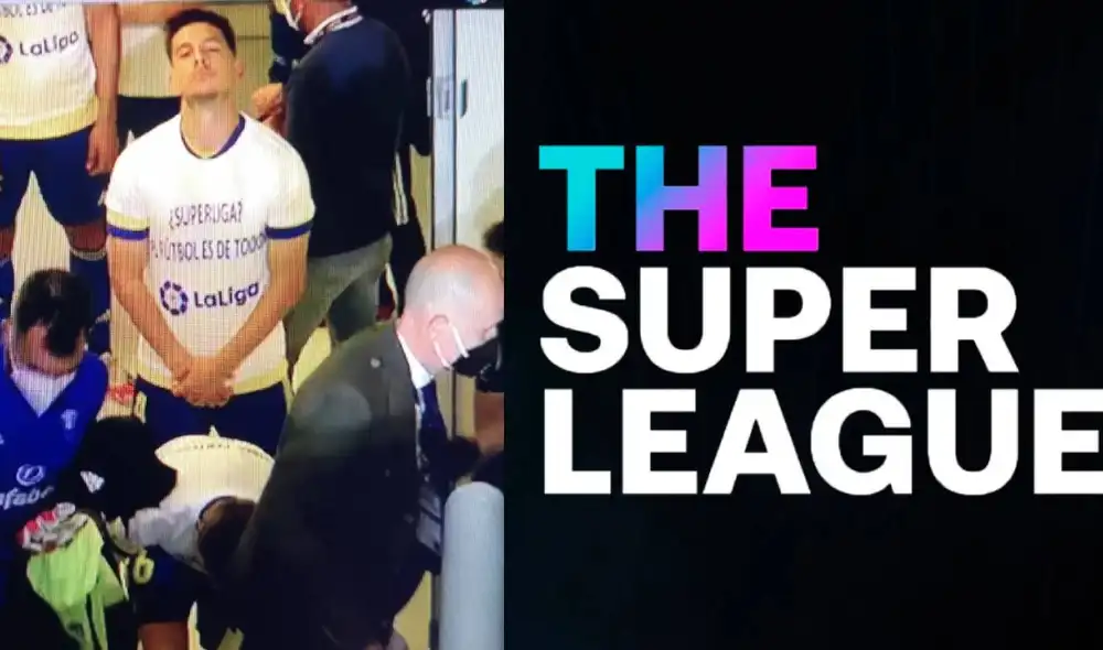 Los jugadores de Cádiz se sumaron a la ola mensajes sobre la creación de la Superliga Europea. Foto: composición/La República Los jugadores de Cádiz se sumaron a la ola mensajes sobre la creación de la Superliga Europea. Foto: composición/La República