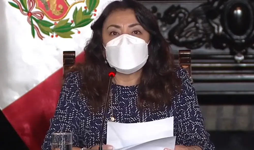 Jefa de gabinete no adelantó qué tipo de cambios harían, pero el presidente descartó días antes un confinamiento total. Foto: captura de TV Perú