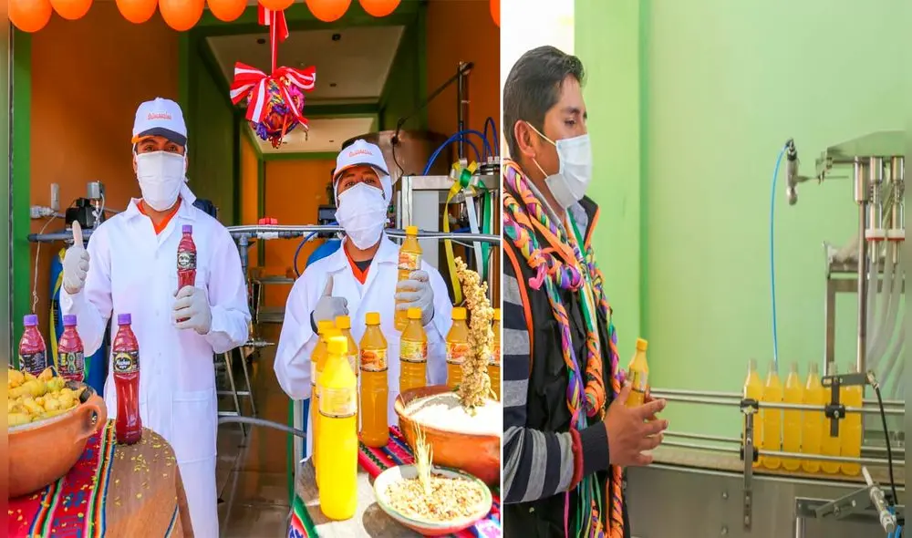 Con equipos producirán 3.500 botellas de refresco. Foto: GORE Puno