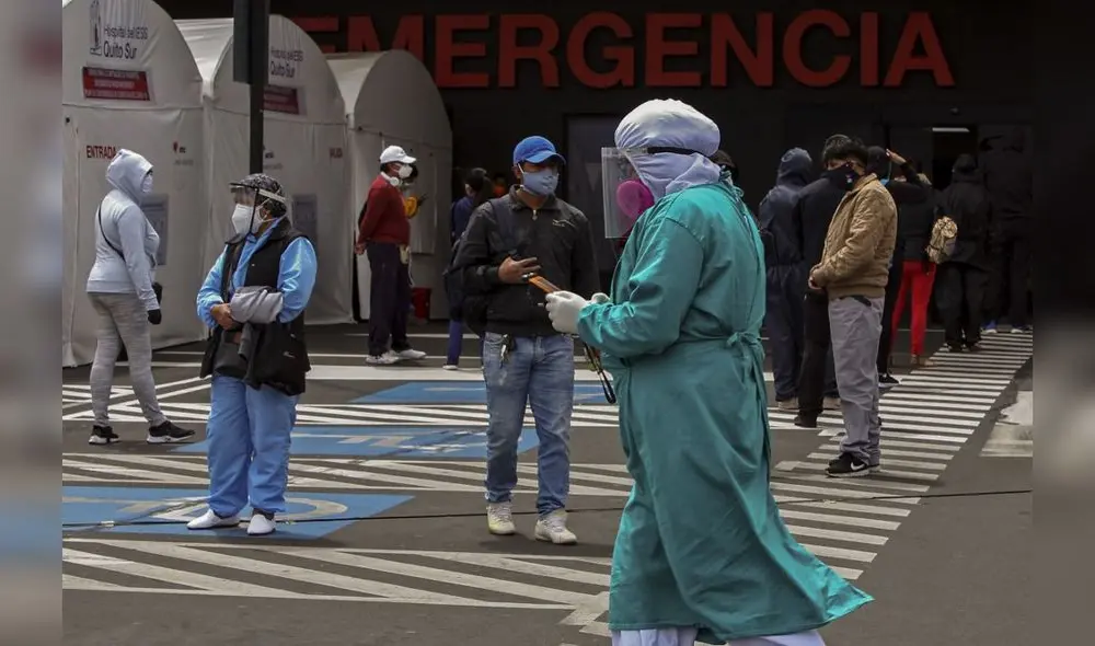 Moreno declaró el estado de excepción por “calamidad pública”. Foto: AFP