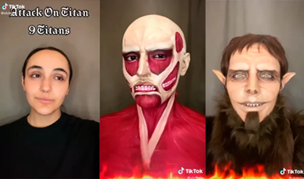 La maquilladora se dedica a hacer cosplays. Foto: captura de TikTok
