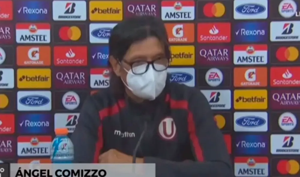 Ángel Comizzo destacó el desempeño de su equipo, pese a la derrota ante Palmeiras en el inicio de la fase de grupos de Copa Libertadores 2021. Foto: captura de Gol Perú Ángel Comizzo destacó el desempeño de su equipo, pese a la derrota ante Palmeiras en el inicio de la fase de grupos de Copa Libertadores 2021. Foto: captura de Gol Perú