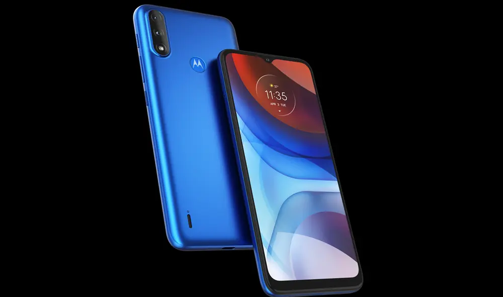 El Moto E7i Power tiene una pantalla Max Vision HD+ de 6,5″. Foto: Motorola