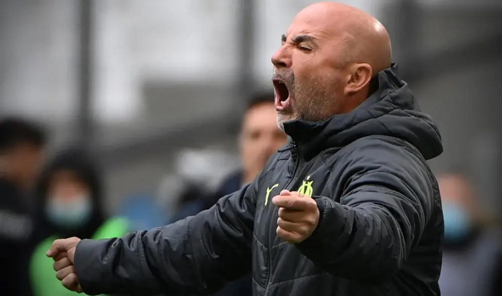 Jorge Sampaoli dirige el Olympique de Marsella desde febrero del 2021. Foto: AFP Jorge Sampaoli dirige el Olympique de Marsella desde febrero del 2021. Foto: AFP