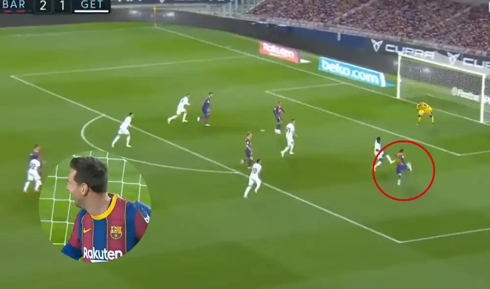 Lionel Messi registra 26 goles en la presente temporada. Foto: captura ESPN Lionel Messi registra 26 goles en la presente temporada. Foto: captura ESPN