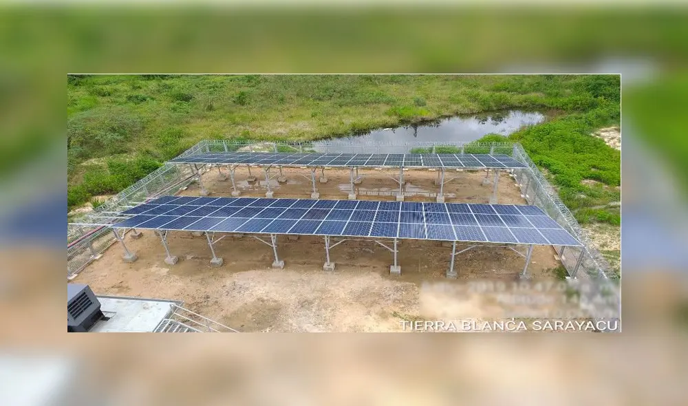Paneles solares reemplazaron a grupos electrógenos. Foto: Claro Paneles solares reemplazaron a grupos electrógenos. Foto: Claro