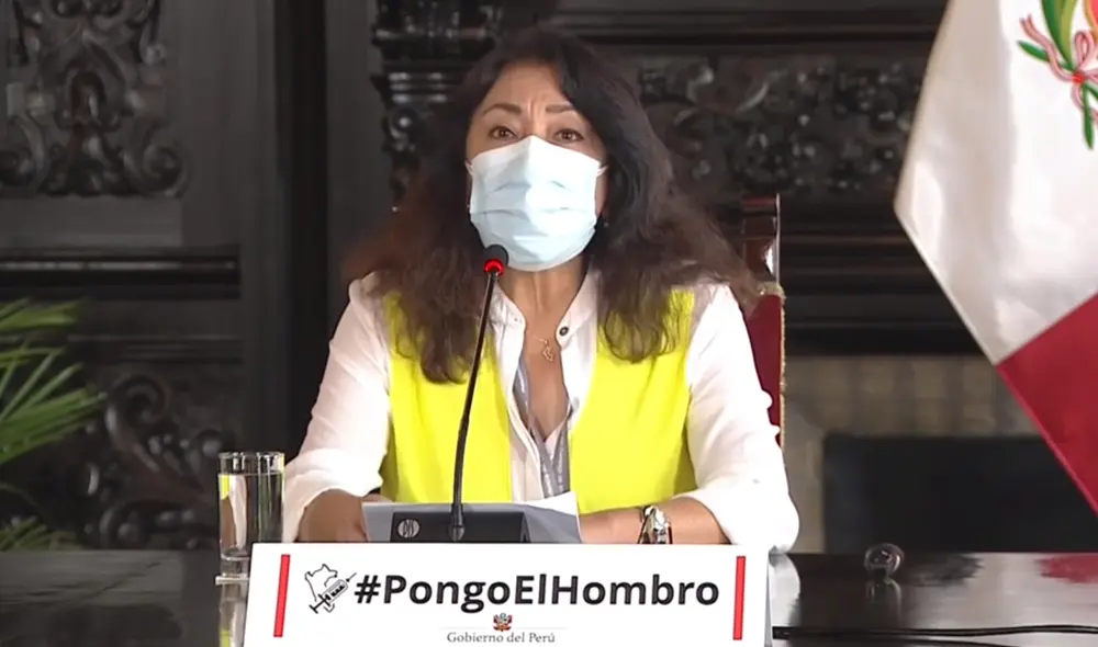 Violeta Bermúdez aseguró que la medida se toma con la finalidad de prevenir los contagios. Foto: captura de Canal N Violeta Bermúdez aseguró que la medida se toma con la finalidad de prevenir los contagios. Foto: captura de Canal N