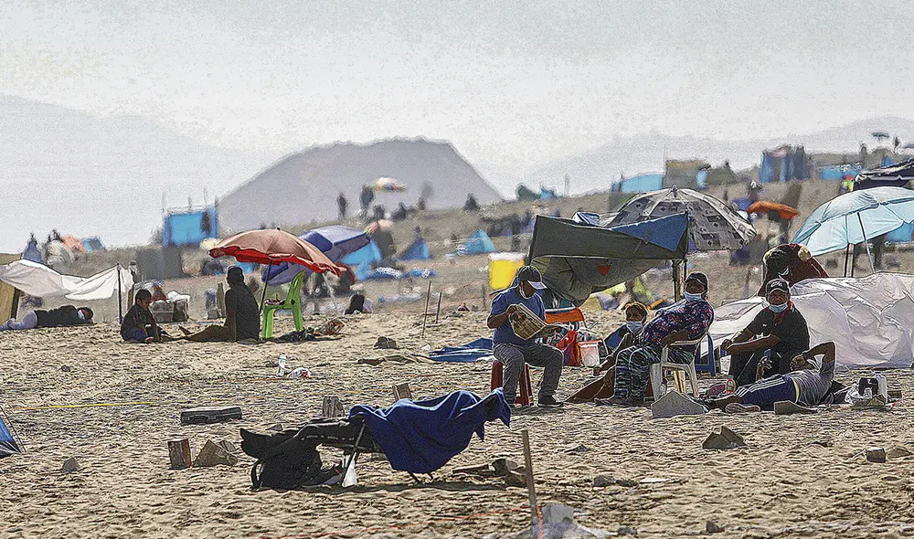 Miles de personas llegaron desde el 10 de abril. Foto: La República Miles de personas llegaron desde el 10 de abril. Foto: La República