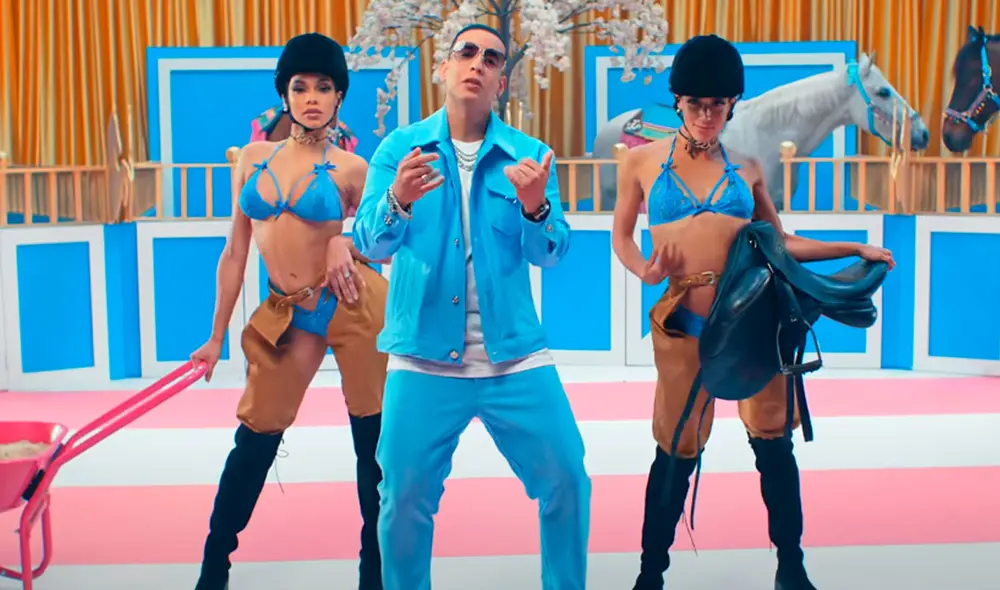 Daddy Yankee invitó a sus fans a oír lo más reciente de su repertorio, la canción “El Ppony”, estrenada el 22 de abril. Foto: captura YouTube Daddy Yankee