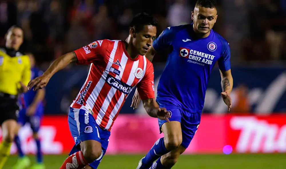 Cruz Azul lleva ventaja sobre San Luis en el historial entre ambos clubes. Foto: Liga MX