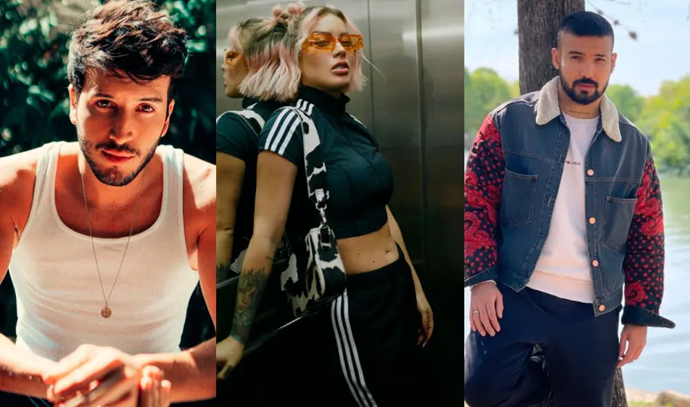 Sebastián Yatra reveló que le gustaría trabajar en nuevos proyectos musicales al lado de los talentos peruanos Leslie Shaw y Ezio Oliva. Fotos: Instagram