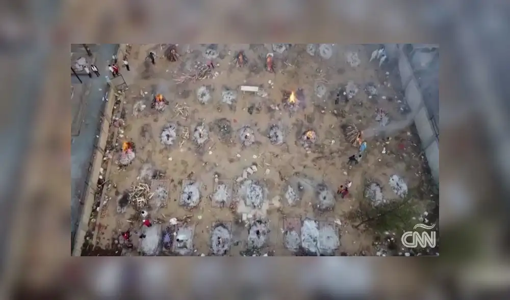 La India ha acumulado un total de 16,6 millones de infecciones por coronavirus y 189.544 muertes. Foto: captura de CNN La India ha acumulado un total de 16,6 millones de infecciones por coronavirus y 189.544 muertes. Foto: captura de CNN