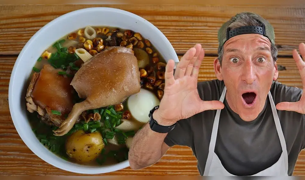 El youtuber resaltó los nutrientes que engloba el plato y alentó a sus seguidores a recrearlo. Foto: captura de YouTube