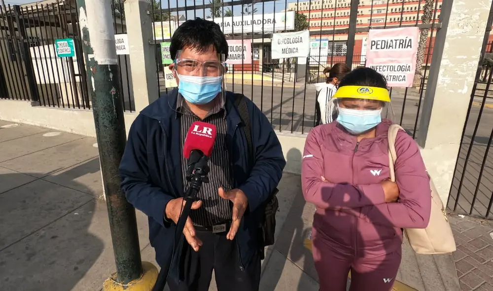 El paciente se encuentra internado en el Hospital María Auxiliadora. Foto: Deysi Portuguez/URPI-LR