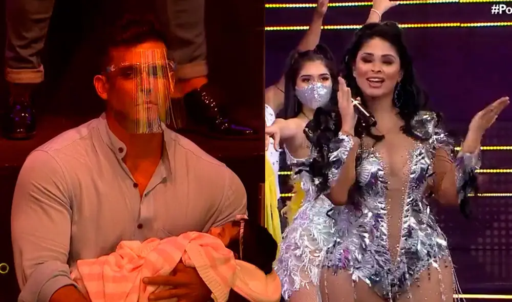 Pamela Franco reveló que Christian Domínguez le dijo que estaba 'dura' al bailar. Foto: captura El artista del Año / América TV Pamela Franco reveló que Christian Domínguez le dijo que estaba 'dura' al bailar. Foto: captura El artista del Año / América TV